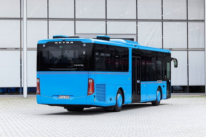 Testfahrzeug Setra S 515 LE
