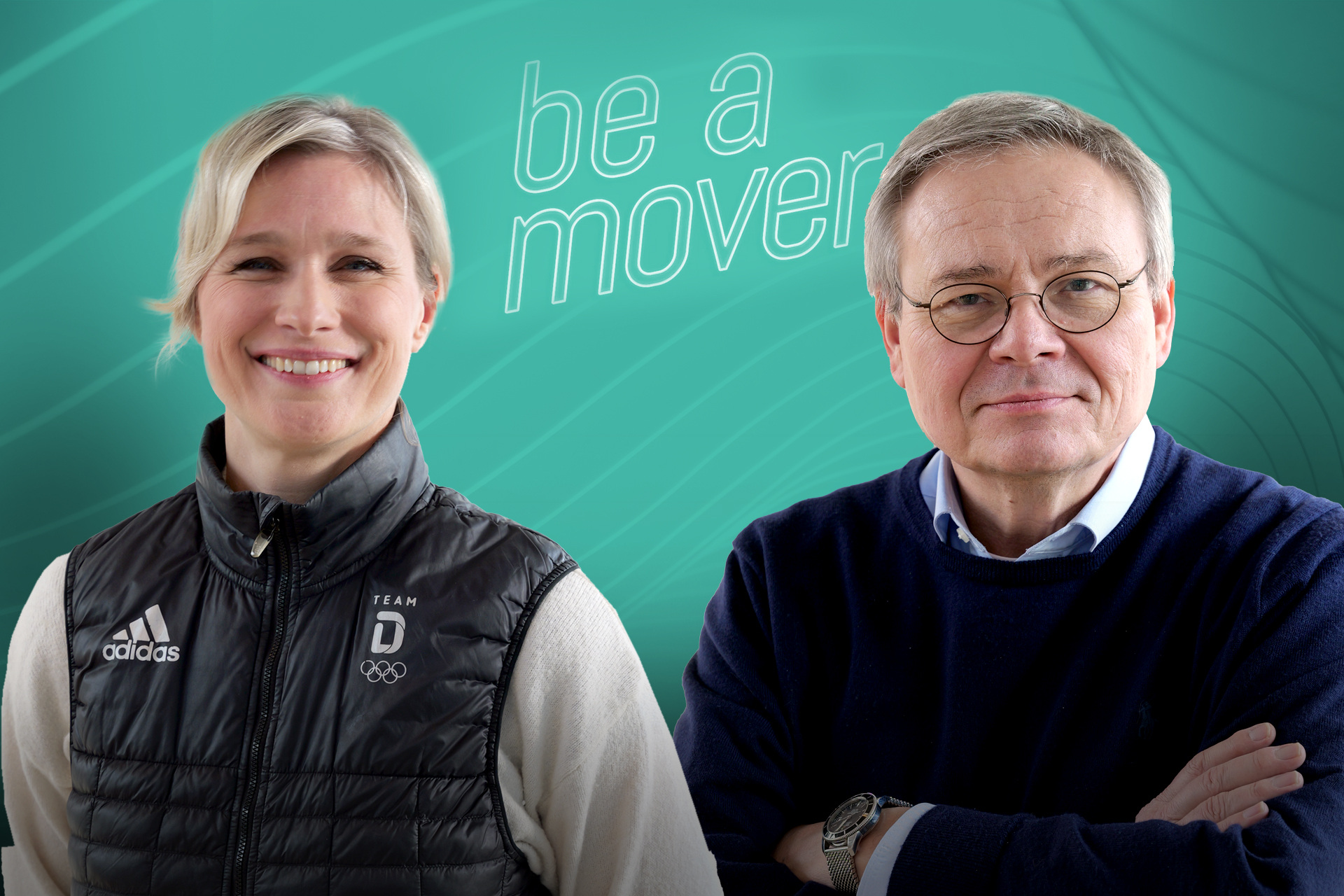 be a mover talk Britta Heidemann und Jörg Howe „Champion Mindset“ – Der neue „be a mover talk“ mit Olympiasiegerin & Olympic Refuge Foundation Vorstand Britta Heidemann und Jörg Howe