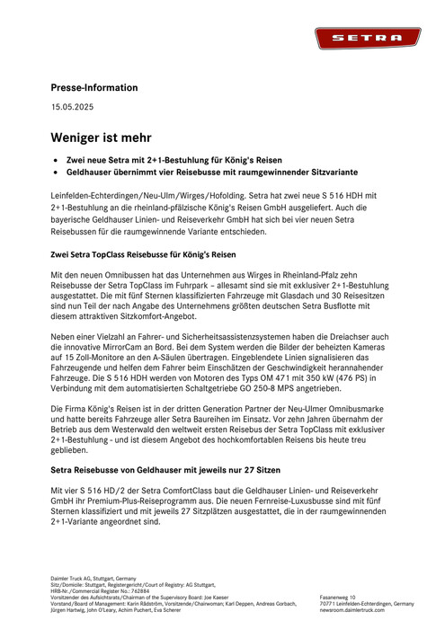Weniger ist mehr