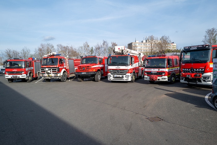 New Mercedes-Benz Arocs for the Prague fire brigade