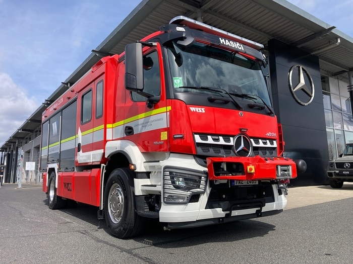 New Mercedes-Benz Arocs for the Prague fire brigade