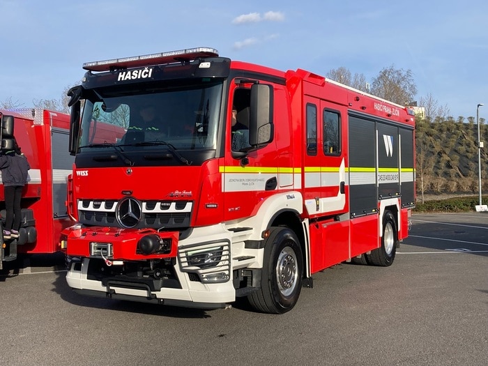 New Mercedes-Benz Arocs for the Prague fire brigade