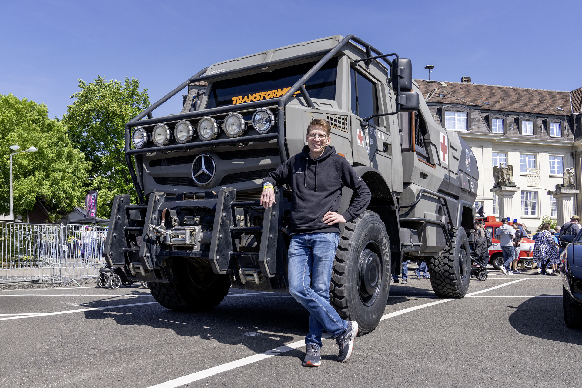 Unimog Hound / Bernd Hufendiek, Mercedes-Benz Trucks Classic Mercedes-Benz Trucks Classic begeistern beim Brazzeltag 2025 – Technikgeschichte zum Anfassen und Mitfahren