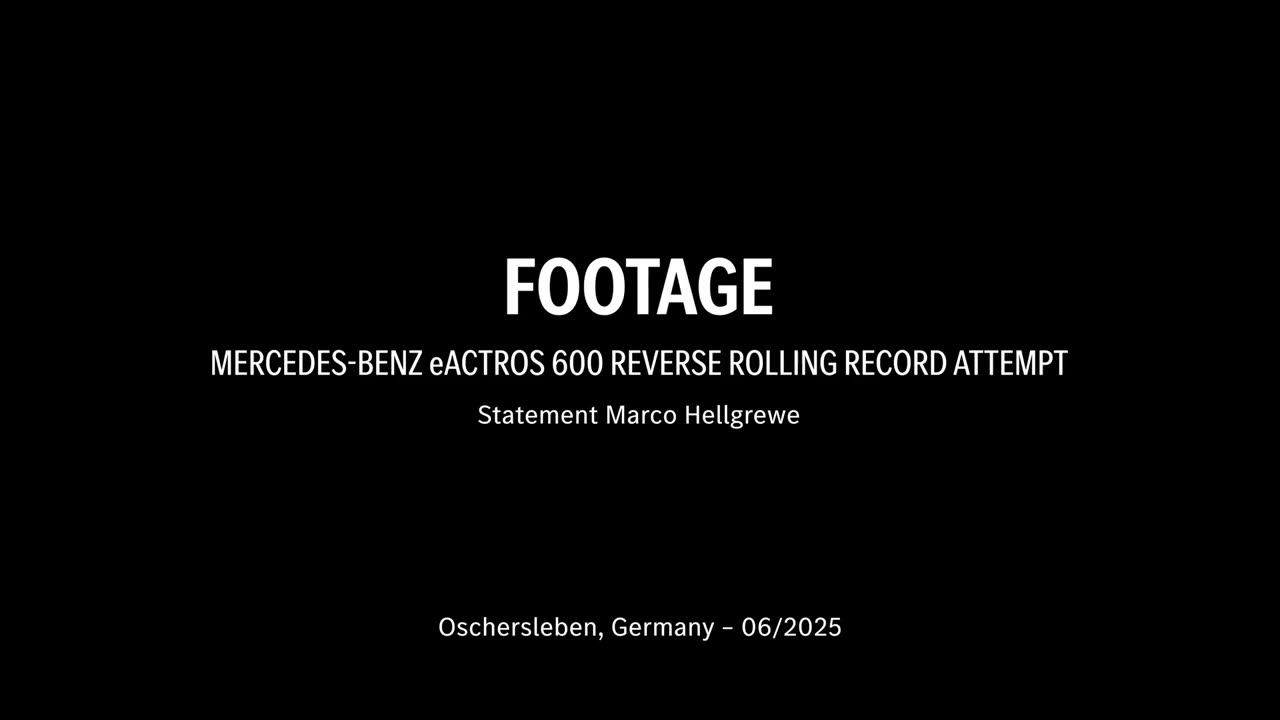 Mercedes-Benz Trucks bricht GUINNESS WORLD RECORDS™-Weltrekord mit eActros 600