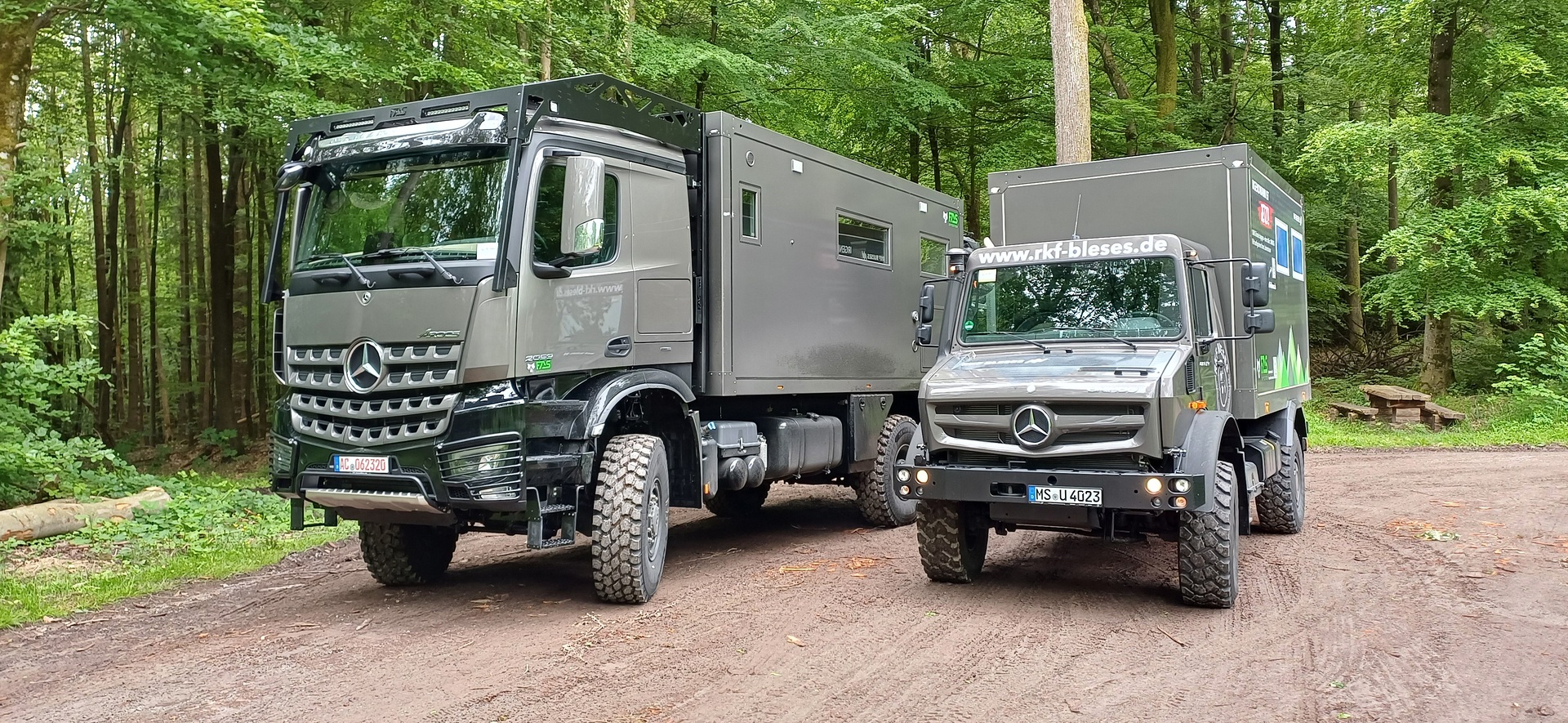 Mercedes-Benz Arocs 6x6; Mercedes-Benz Unimog Unimog und Arocs auf der Abenteuer Allrad: Von Bad Kissingen in die Welt