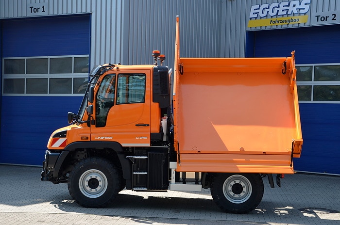 Eine besonders kleine Neuheit: Der Unimog Low