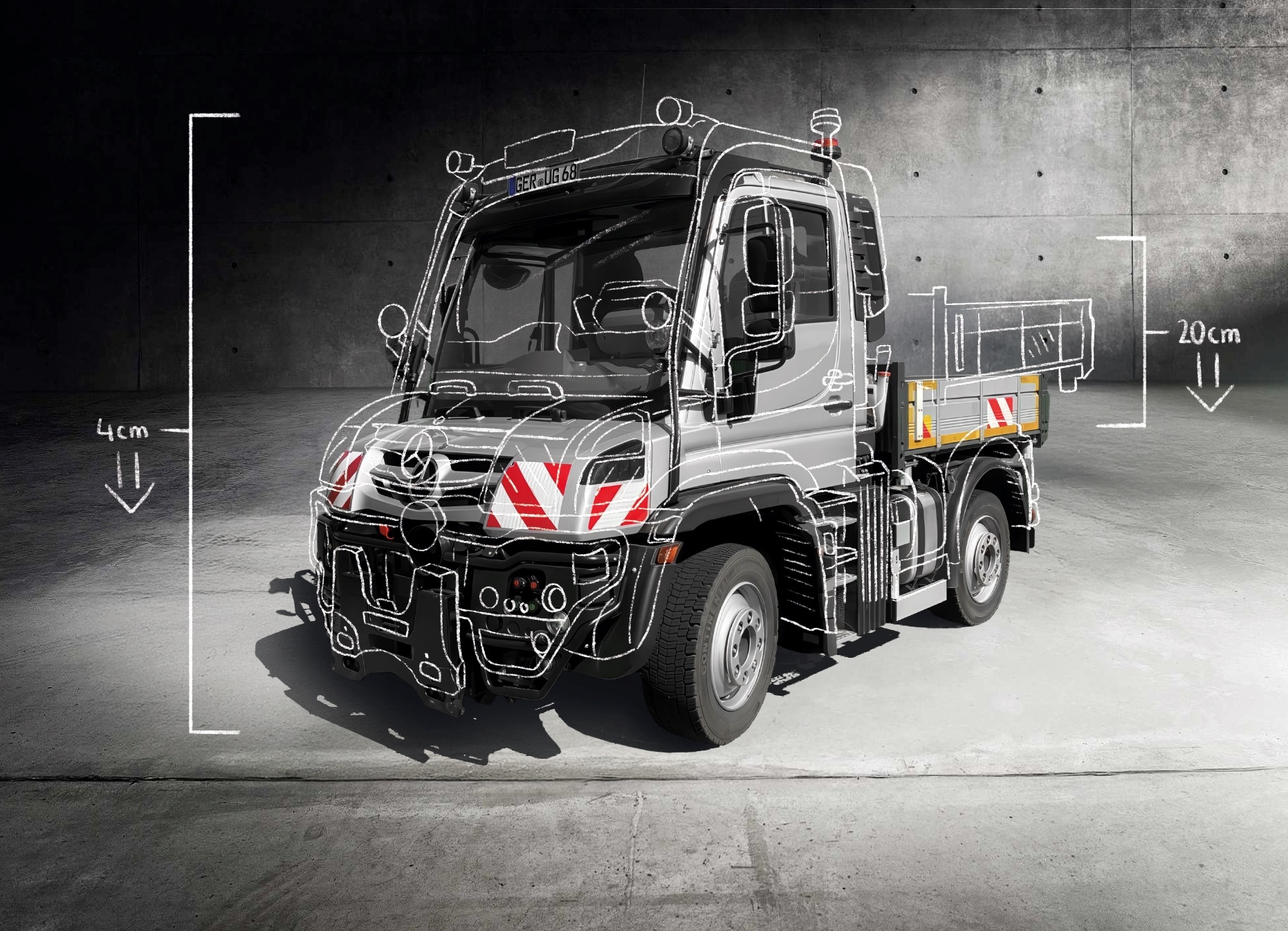 Mercedes-Benz Unimog Low Eine besonders kleine Neuheit: Der Unimog Low