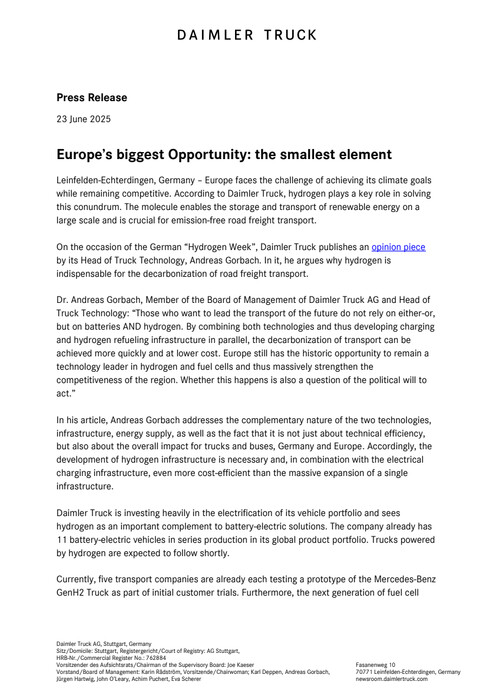 Europe’s biggest Opportunity: the smallest element