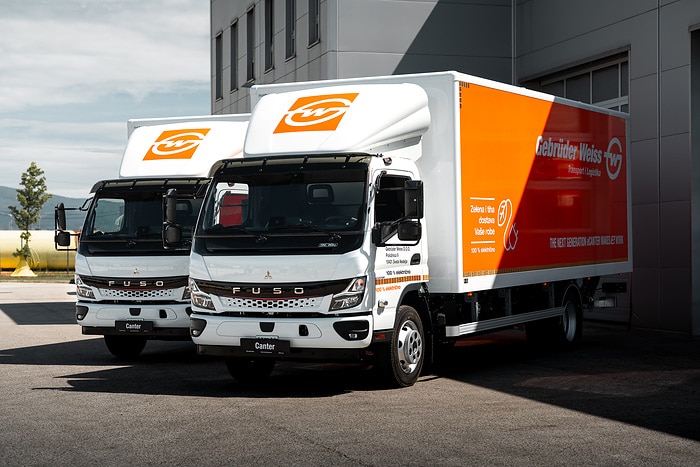 All-electric right to your doorstep: FUSO eCanter in use at logistics service provider Gebrüder Weiss in Croatia