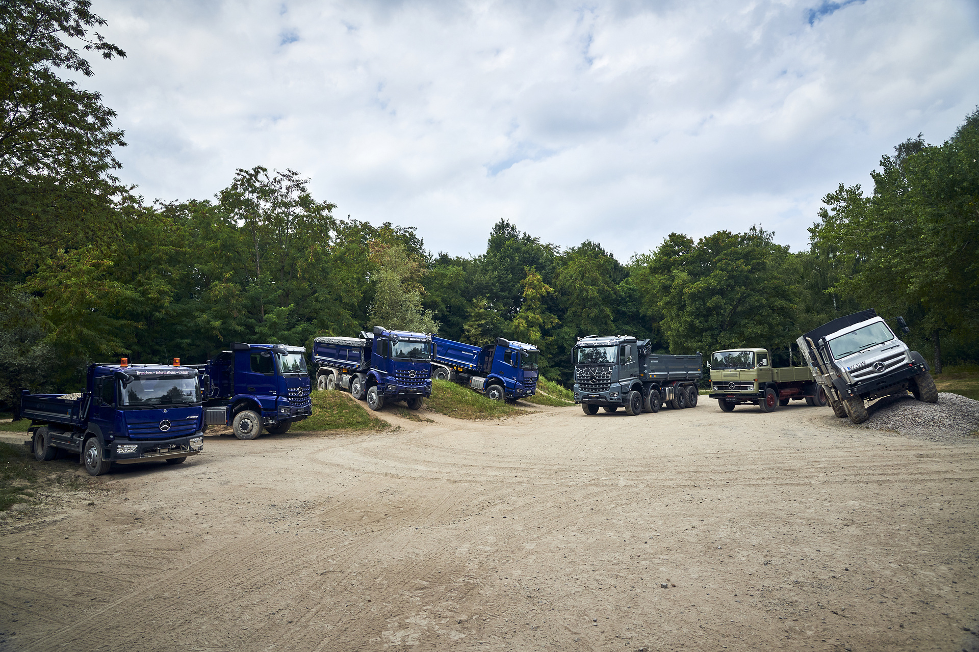 Mercedes-Benz Trucks Construction Vehicles Event in Ötigheim, Germany Mercedes-Benz Trucks: Construction Power for Every Terrain