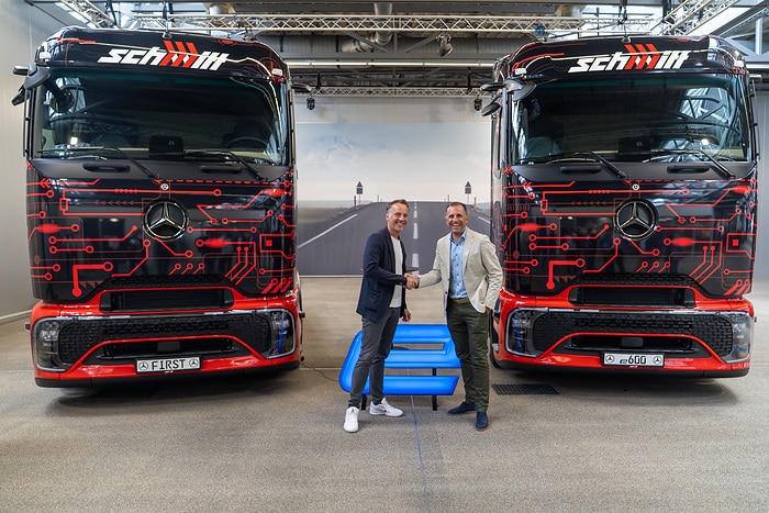 Logistik Schmitt expands electric fleet with Mercedes-Benz eActros 600