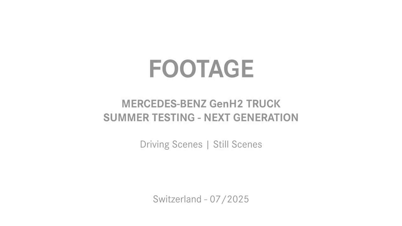 Nächste Generation Brennstoffzellen-Lkw: Entwicklungsfahrzeuge überzeugen auch bei hochsommerlichen Temperaturen in den Alpen