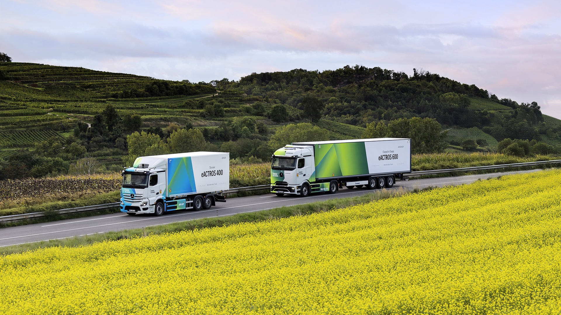 Gruppenbilder: Mercedes-Benz eActros 400 / eActros 600 / Actros L
