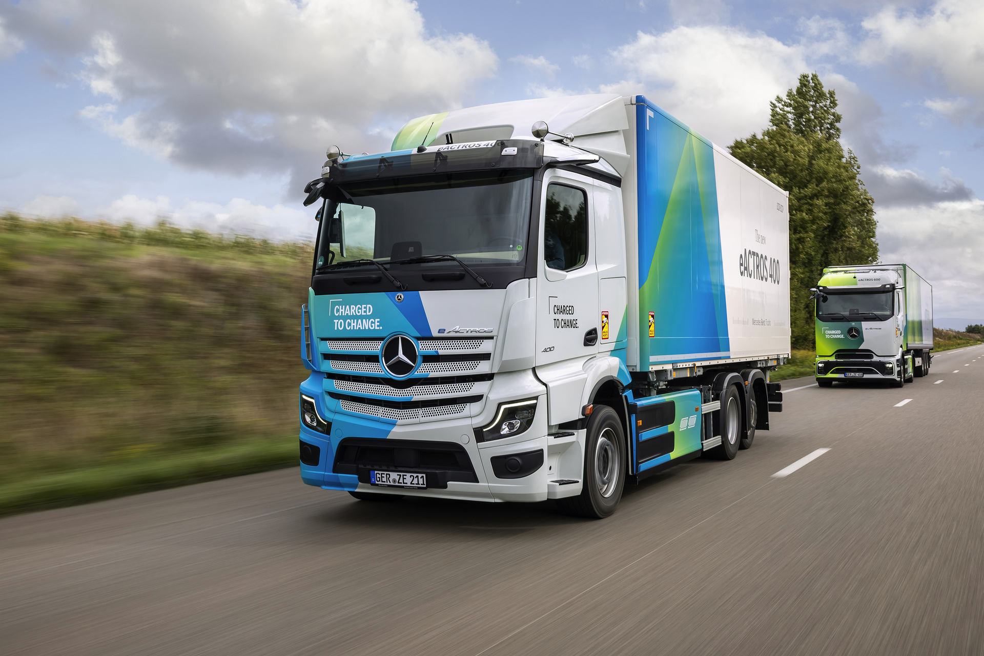 Gruppenbilder: Mercedes-Benz eActros 400 / eActros 600 / Actros L