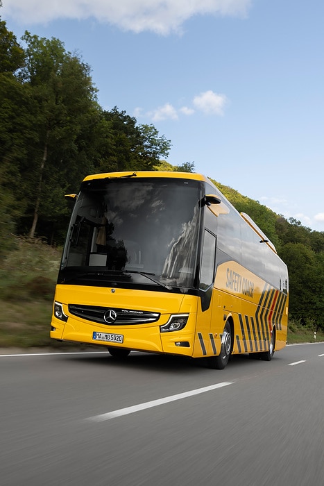 Sicherheit in neuer Dimension: Mercedes-Benz Tourismo Safety Coach 2024