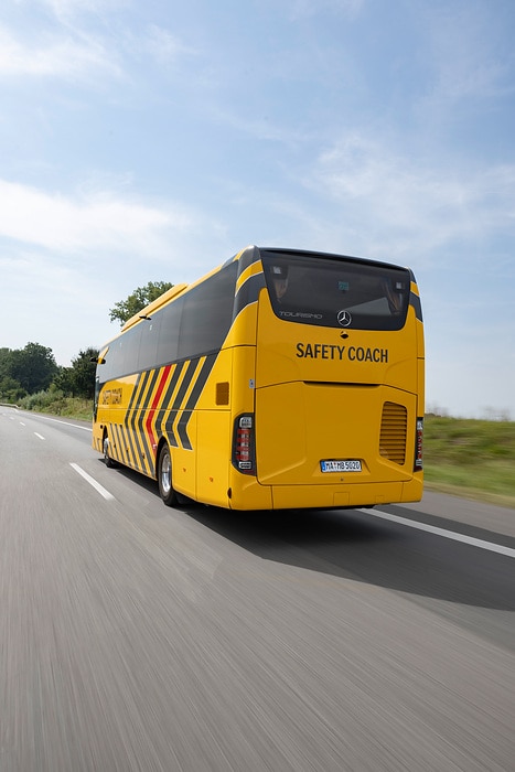 Sicherheit in neuer Dimension: Mercedes-Benz Tourismo Safety Coach 2024