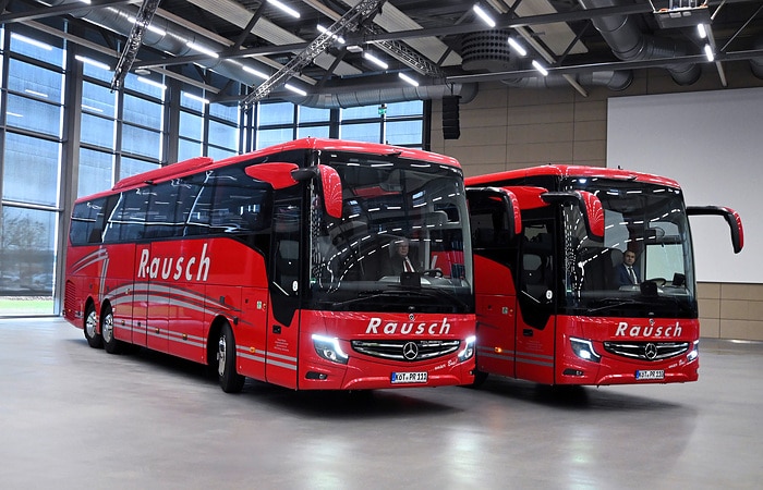 Rausch-Reisen picks up two new Mercedes-Benz Tourismo M from Daimler Buses in Neu-Ulm
