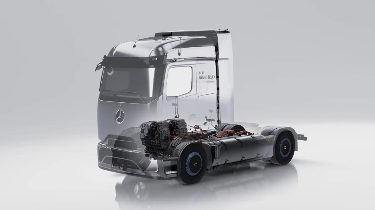Daimler Truck presents Mercedes-Benz NextGenH2 Truck with small-series production planned from end of 2026