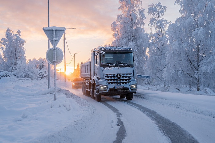 New eArocs 400 proves its capabilities in winter testing at  minus 20 degrees