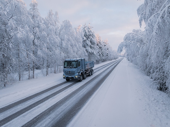 New eArocs 400 proves its capabilities in winter testing at  minus 20 degrees