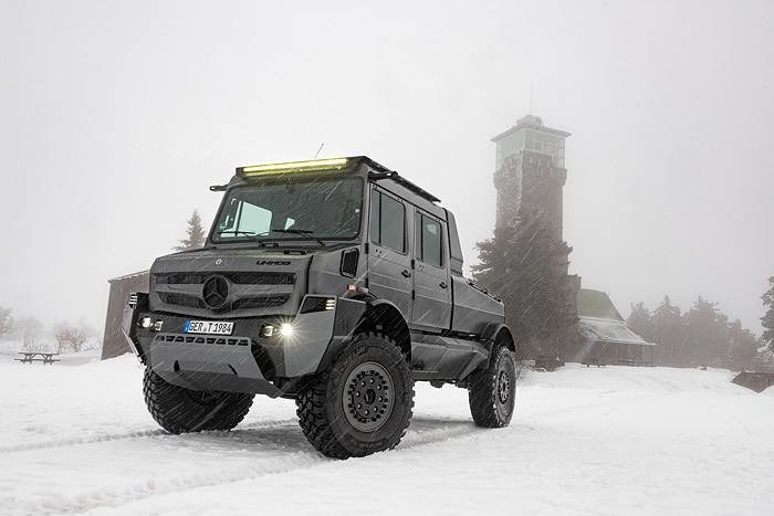 Mercedes-Benz Special Trucks unveils the most luxurious Unimog ever