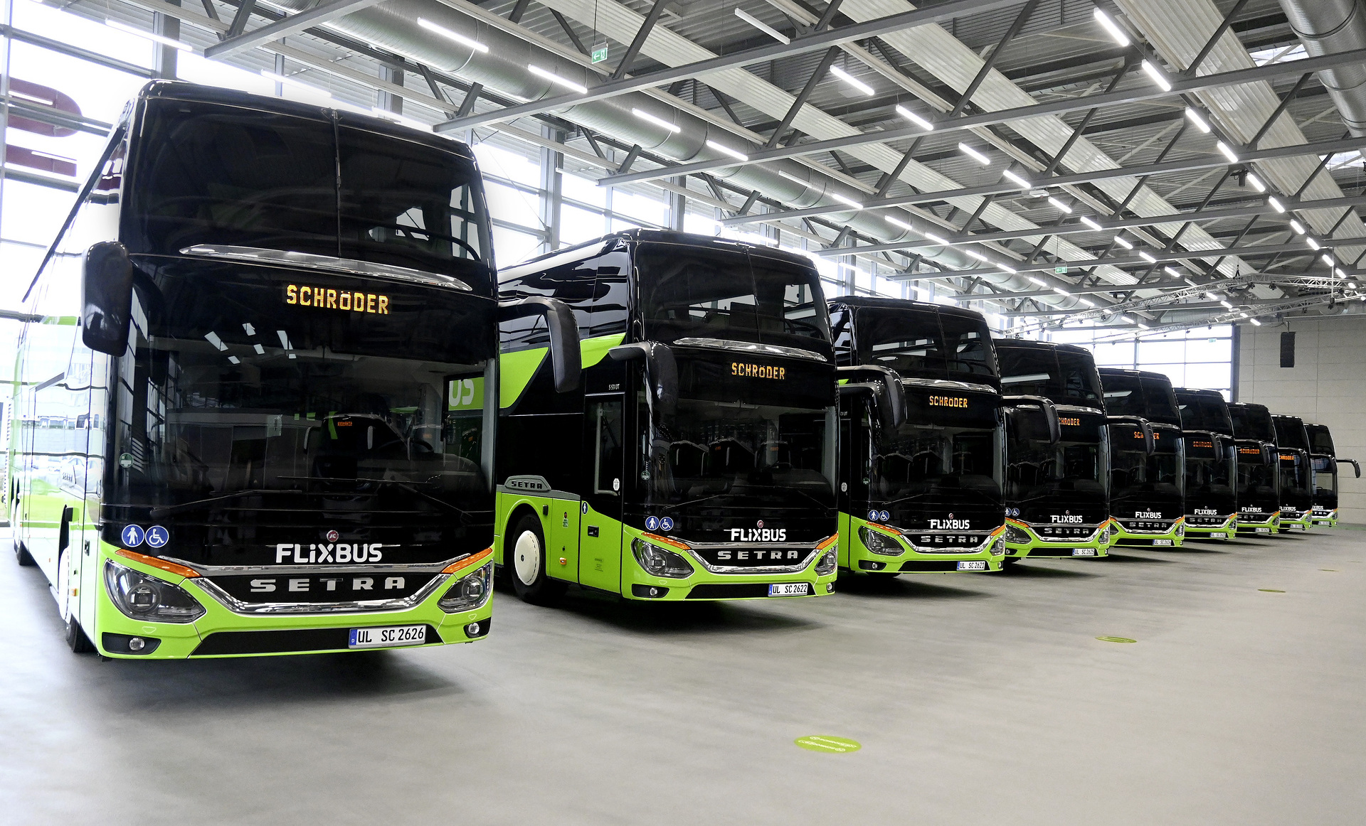 Setra buses with major orders from Germany