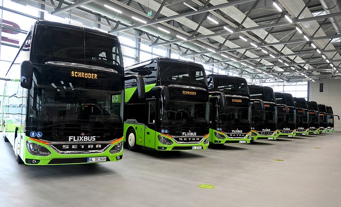 Setra buses with major orders from Germany