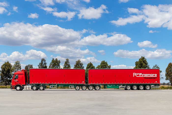First Mercedes-Benz Actros L with ProCabin delivered in Australia to Ron Finemore Transport