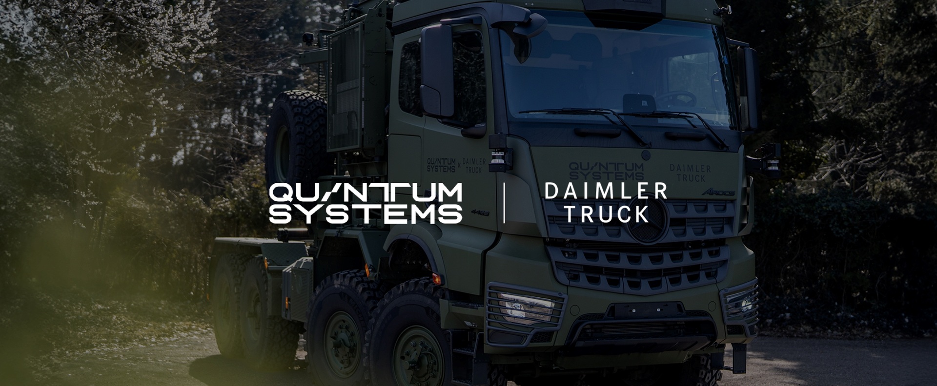 On Land and in the Air: Daimler Truck Enters Partnership with German Drone Manufacturer Quantum Systems