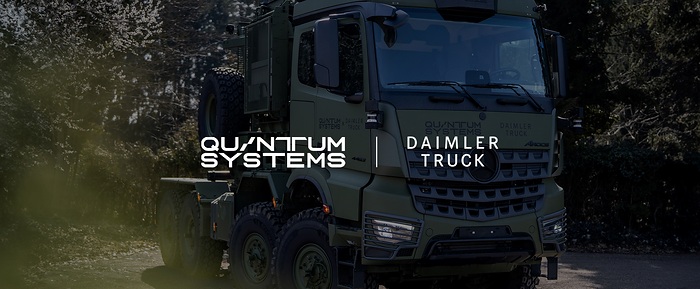 On Land and in the Air: Daimler Truck Enters Partnership with German Drone Manufacturer Quantum Systems