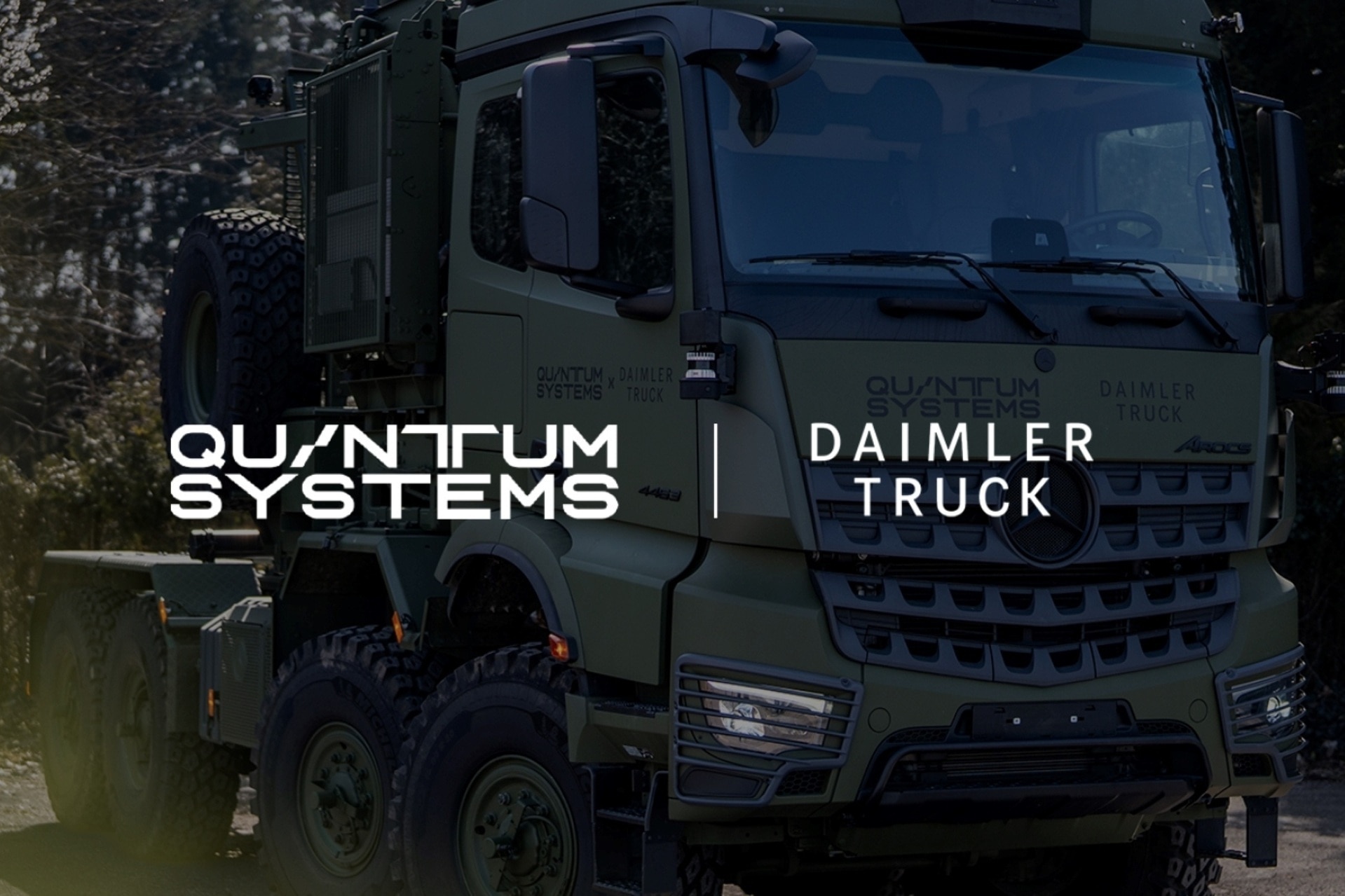 On Land and in the Air: Daimler Truck Enters Partnership with German Drone Manufacturer Quantum Systems