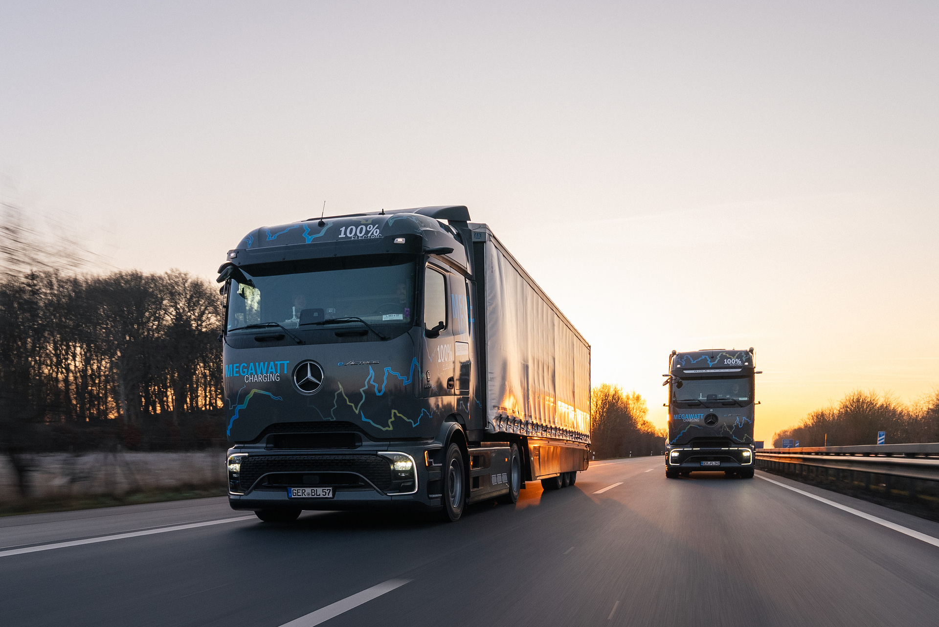 Long-distance test drive: Mercedes-Benz eActros 600 delivers key insights for megawatt charging in long-haul operations