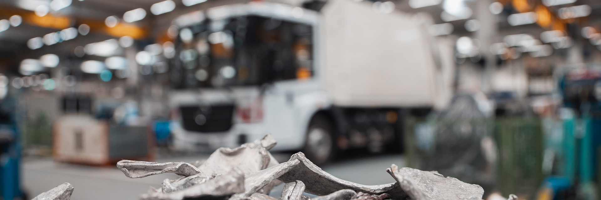 Header: Im Kreislauf Richtung Zukunft: Ein Fahrzeug, das sich selbst gesammelt hat