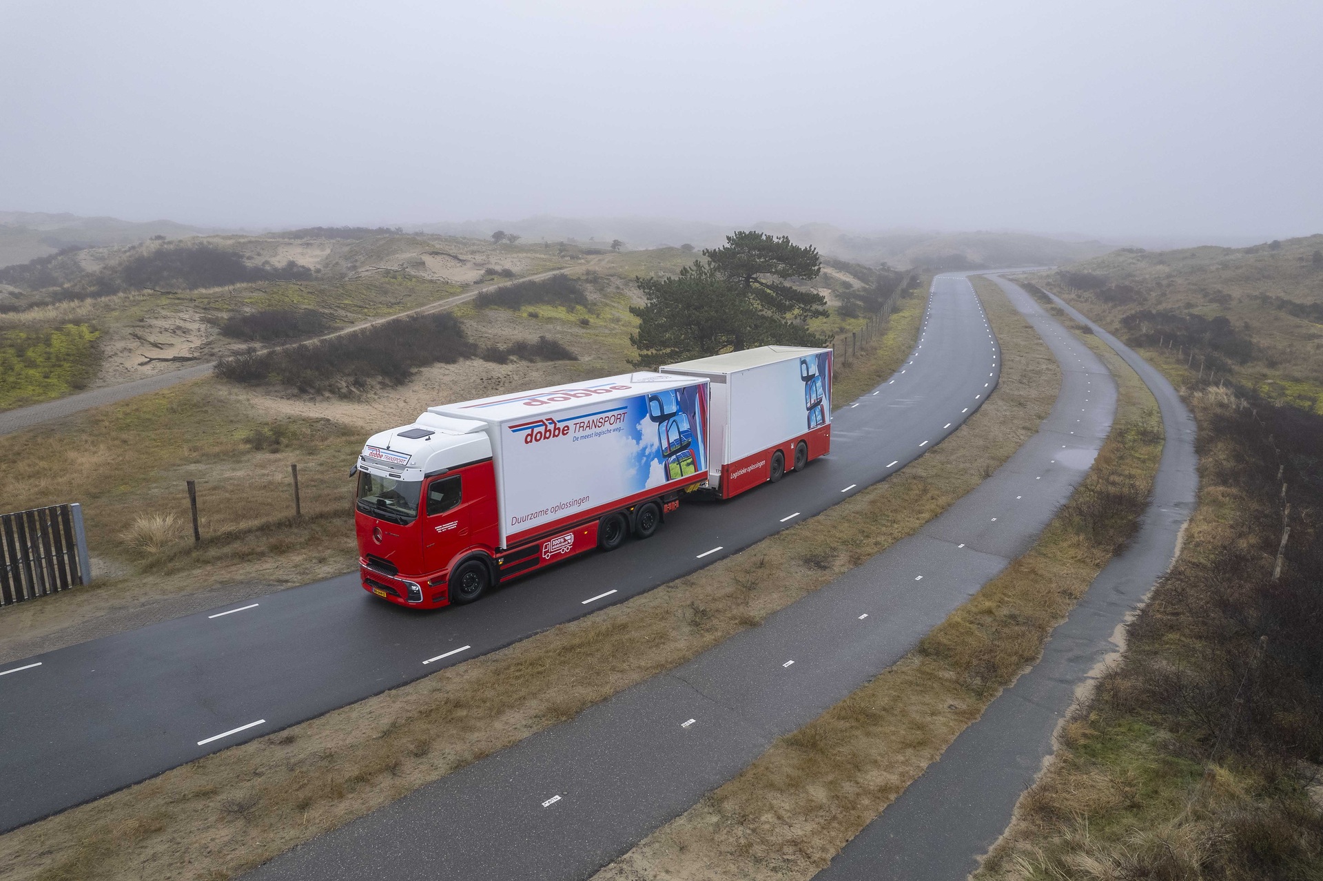 With the eActros 600, Dobbe Transport sets a new benchmark in Benelux long-haul transport