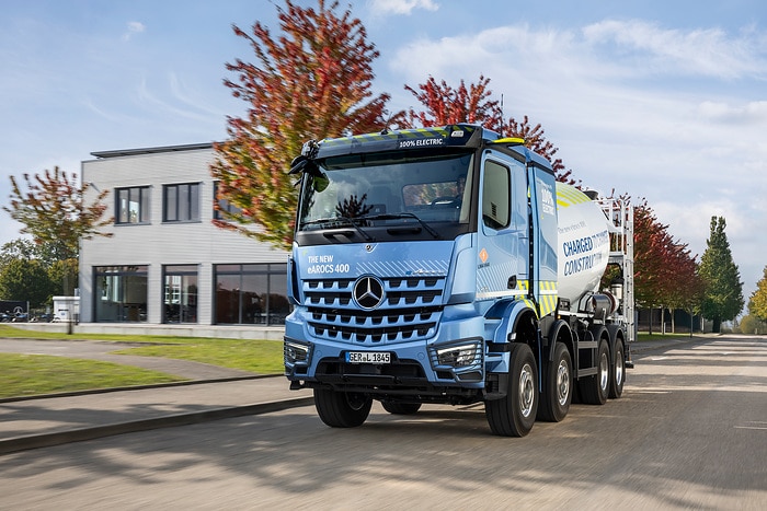 Mercedes-Benz eArocs 400: Battery Electric construction truck available to order starting in April