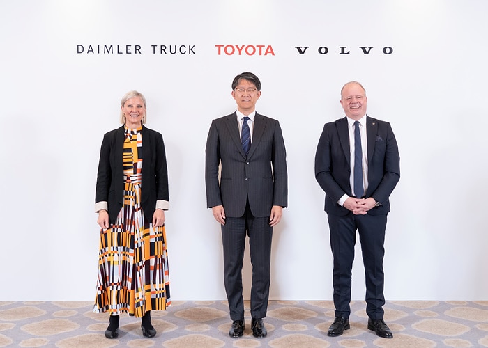 Toyota beabsichtigt Einstieg bei Brennstoffzellen-Joint-Venture cellcentric als gleichberechtigter Anteilseigner neben Daimler Truck und der Volvo Group