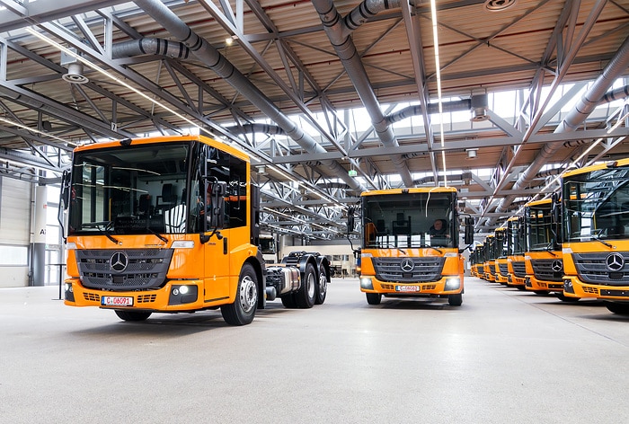 Stadtreinigung Chemnitz übernimmt elf neue Mercedes-Benz Econic für die Abfallentsorgung