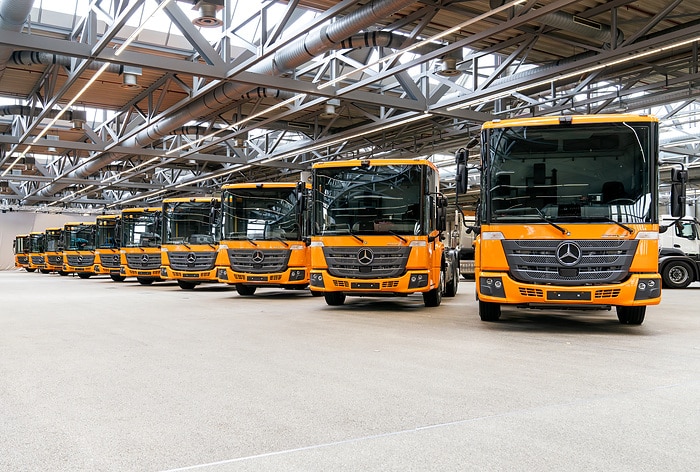 Stadtreinigung Chemnitz übernimmt elf neue Mercedes-Benz Econic für die Abfallentsorgung