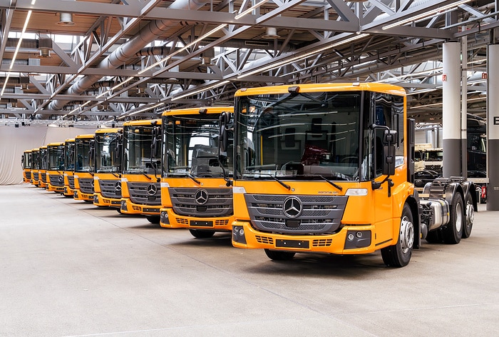 Stadtreinigung Chemnitz übernimmt elf neue Mercedes-Benz Econic für die Abfallentsorgung
