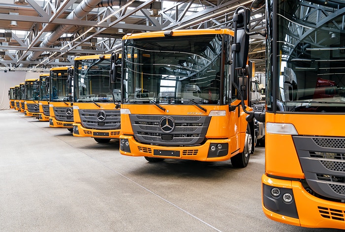 Stadtreinigung Chemnitz übernimmt elf neue Mercedes-Benz Econic für die Abfallentsorgung