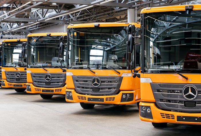 Stadtreinigung Chemnitz übernimmt elf neue Mercedes-Benz Econic für die Abfallentsorgung