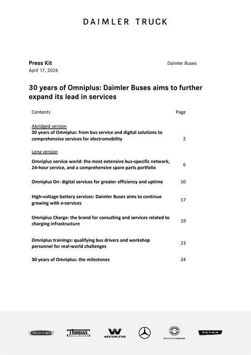 30 years of Omniplus: Daimler Buses aims to further expand its lead in services