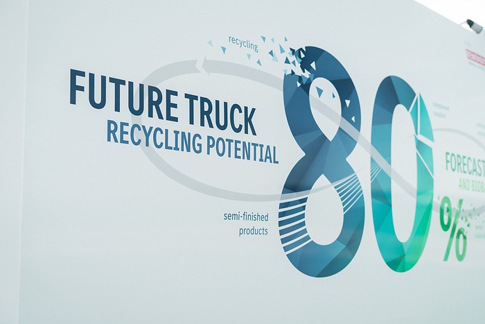 Two-lane road to a circular economy: Mercedes-Benz Trucks unveils the reECONIC – a battery-electric vehicle made from recycled materials