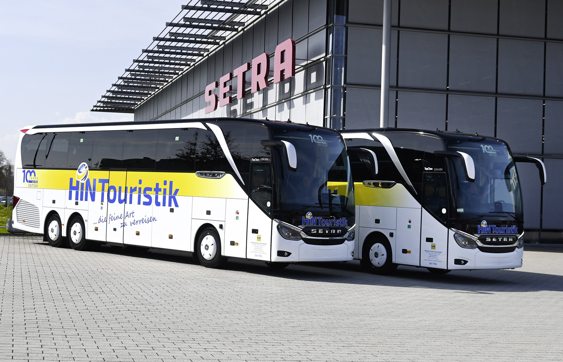Neue Setra Reisebusse - Zur Feier des Tages