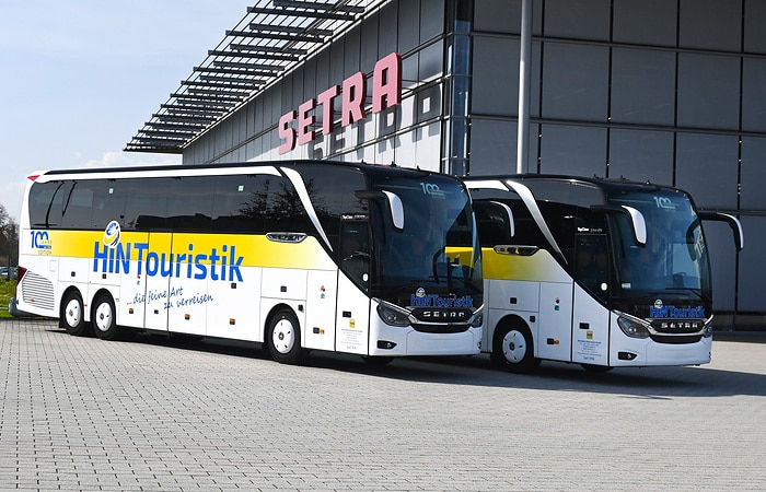 Neue Setra Reisebusse - Zur Feier des Tages