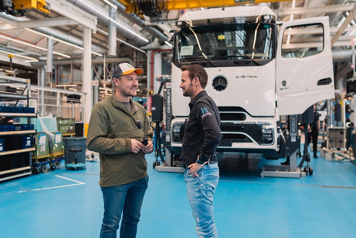 Around the world in 80 charges with the eActros 600: Content creator Tobias Wagner, aka ‘Elektrotrucker’, plans the first global circumnavigation with a battery-electric truck
