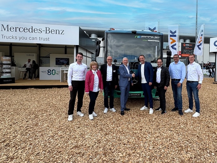 Großstadtflotte zwischen Glasfronten und Mainufer: Frankfurt beschafft zehn neue Mercedes-Benz eEconic