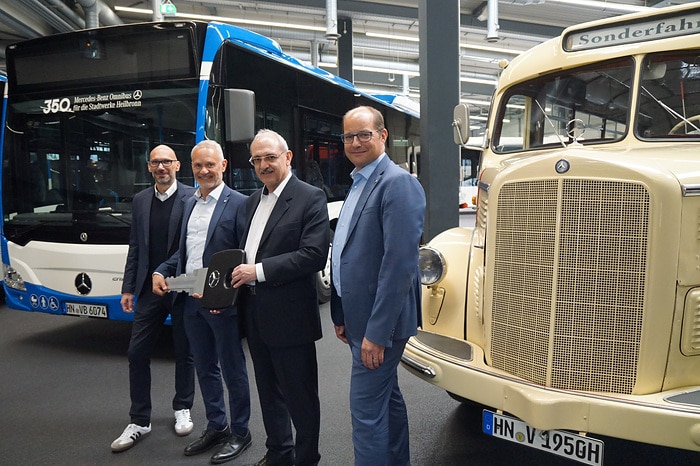 350th Mercedes‑Benz city bus delivered to Heilbronn