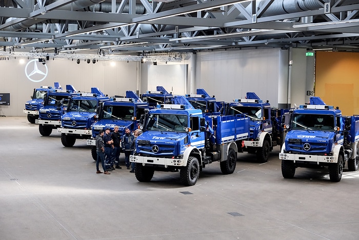 Starke Flotte für schwere Aufgaben: Unimog-Großauftrag für THW