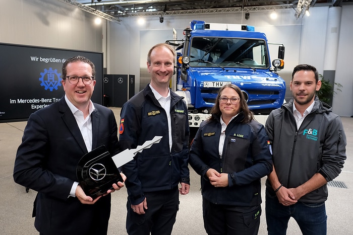Starke Flotte für schwere Aufgaben: Unimog-Großauftrag für THW